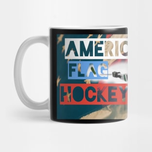 American flag hockey Mug